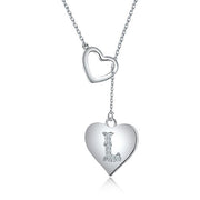 Collier Coeur Initiale