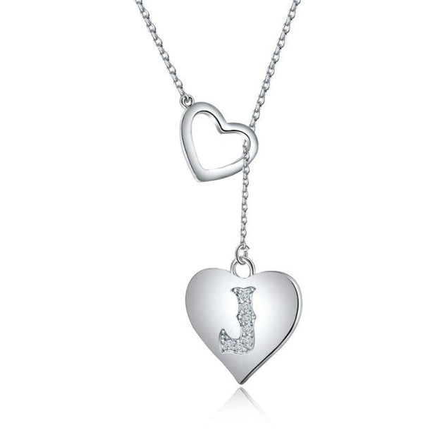Collier Coeur Initiale