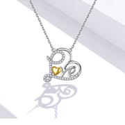 Collier Coeur Or Love (Argent)