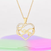 Collier Coeur Love Or
