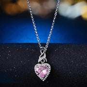 Collier Coeur Pink