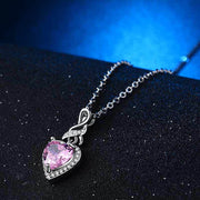 Collier Coeur Pink