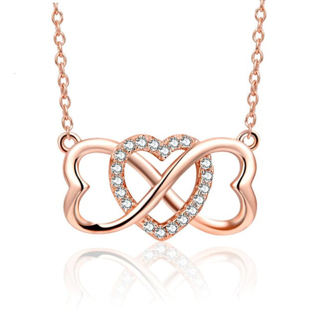 Collier Coeur Amour Infini