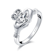 Bague Coeur Claddagh Galway (Argent)
