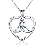 Collier Coeur Trinity (Argent)